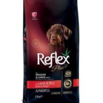 Reflex Plus Dog Junior cu Miel si Orez